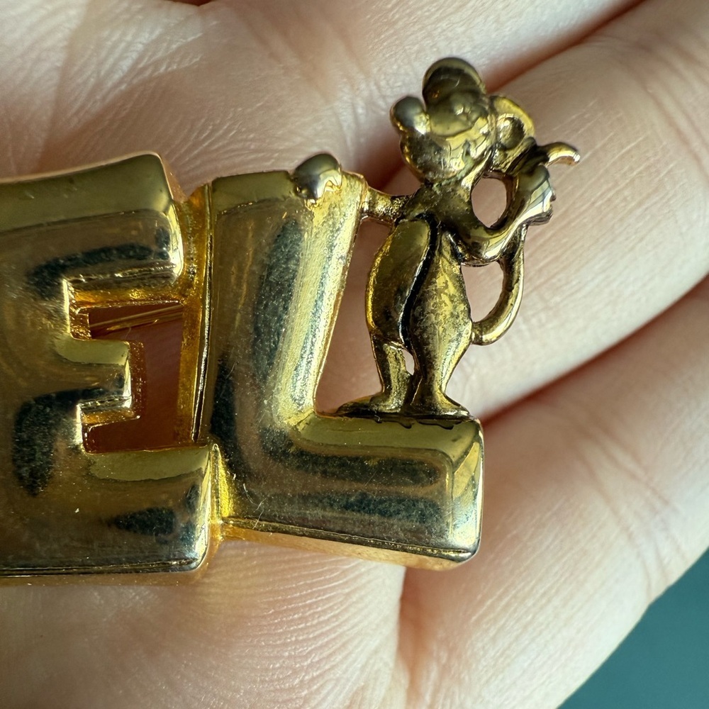 Vintage JJ Jonette Jewelry NOEL Christmas Brooch Pin - Picture 3 of 7